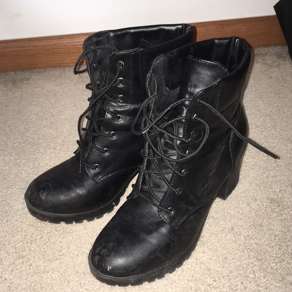 Chunky Heel Boots